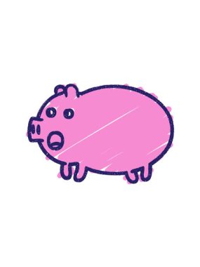 Domuz Tebeşiri Çiziminin titreşimli hareketi