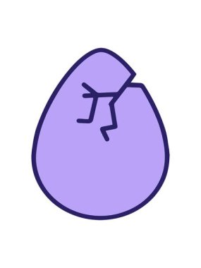 Kırık bir yumurtayı salla ve duraklat