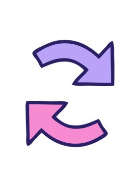 Yön okunun sevimli çizgi filminin efekt canlandırmasını göster