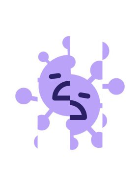 Depresif virüsün bölünmüş hareket animasyonu