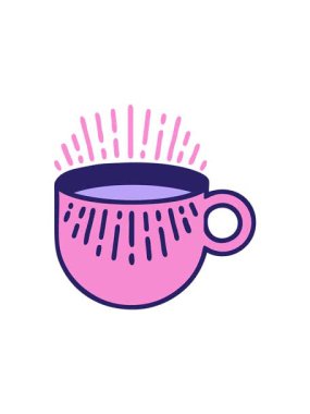 Dikkat çekici dövme animasyonu geleneksel kahve tarzında.