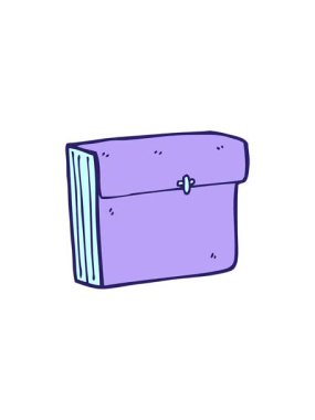 karikatür iş dosyalarının radyoaktif parlayan animasyonu