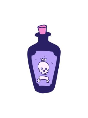 Zehirli şişenin hareketli animasyonu