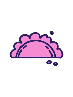 Geleneksel Brezilya Fogazza hamur işi çiziminin dikkat çekici animasyonu