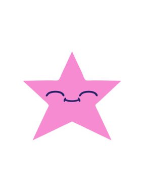 Altın yıldızın retro çizgi filminin animasyonunu durdur ve durdur