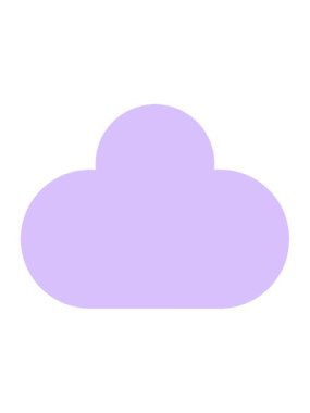 neon ışık efekti çizgi film yağmur bulutunun animasyonu