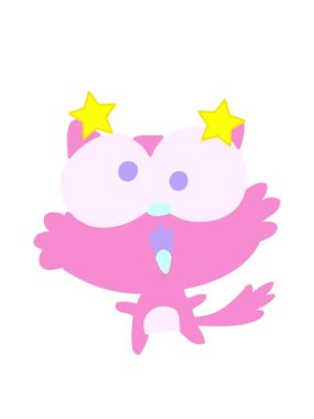 dönen yıldızlar Mutlu Kedi animasyonu