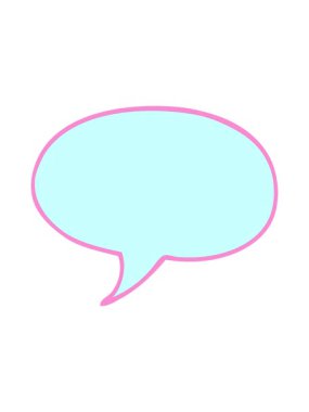 Bir karikatür karalama konuşma baloncuğunun basınçlı animasyonu