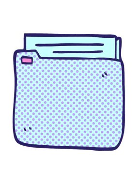 Çizgi film karalama dosyasının titreşimli hareket animasyonu