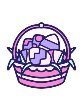 Yumurtalı Paskalya Sepeti 'nin ışık efekti