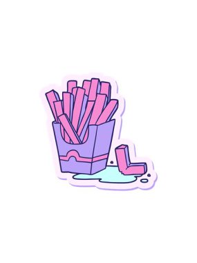 Çizgi film kızartıcısının yıldız patlaması efekti.