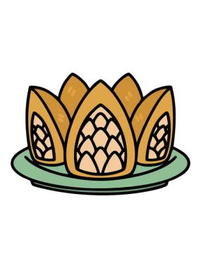 Brezilya usulü tavuk coxinha 'nın animasyonunu canlandırın.