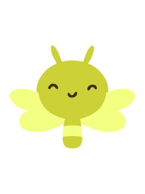 Sevimli çizgi film hata tasarımının renk animasyonu değişiyor