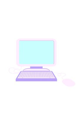 bir bilgisayar hatasının düz renk illüstrasyonunun hareketli canlandırması