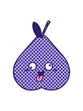 Yeşil armut çizgi filminin animasyonunu salla ve duraklat