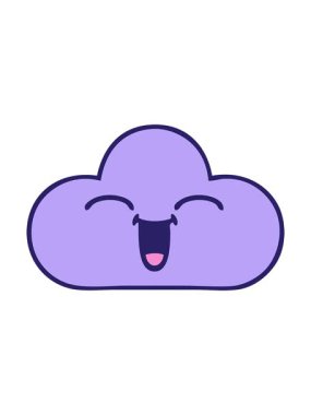 Bir fırtına bulutunun çizgi filminin ışık efekti