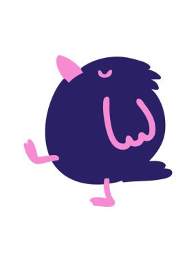 Parlak ışık efekti kuş yürüyüşünün animasyonu