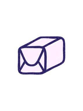 Paketlenmiş Parsel Tebeşir Çiziminin yıldız patlaması etkisi canlandırması