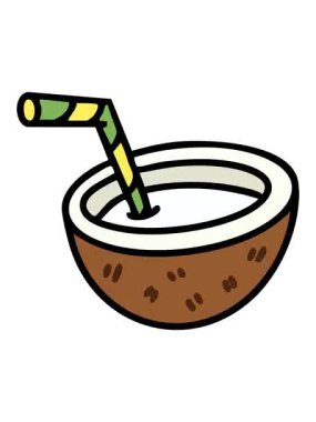 Brezilya Cocoloco Brezilya Kokteyli 'nin titreyen animasyonu