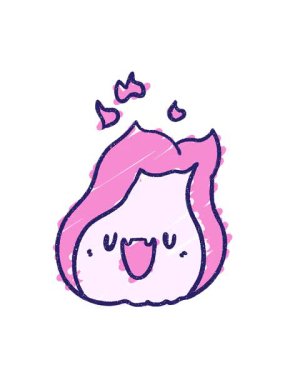 Alev Tebeşiri Çiziminin dönen hareket animasyonu