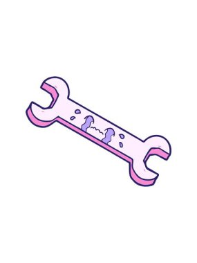 Ağlayan anahtarın dönen hareketli animasyonu