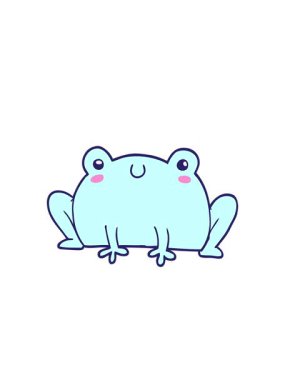 Yanıp sönen radyal çizgiler bir kurbağanın canlandırmasının canlandırması