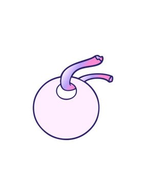 sales flash animation of cartoon gift tag