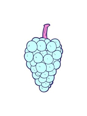 Karikatür üzümlerinin hareketli animasyonu