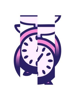 Bir tartının gölgelendirilmiş çizgi filminin bölünen hareket animasyonu