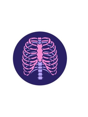 Bir göğüs kafesi tasarımının yatay titreşimli animasyonu