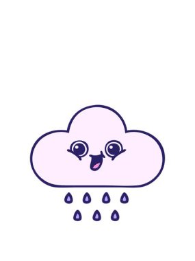 Tatlı yağmur bulutlarının animasyonunu genişletiyorum.