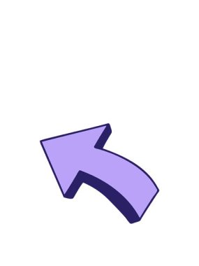 ok karikatürünün zıplama hareketi animasyonu