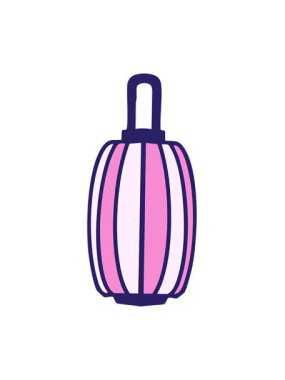 Bir Japon fener kağıdının titreşimli animasyonu