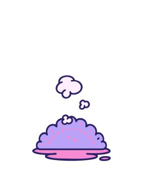 Buharı tüten sıcak Japon hamur işi atıştırmalıklarının animasyonunu genişletiyorum.