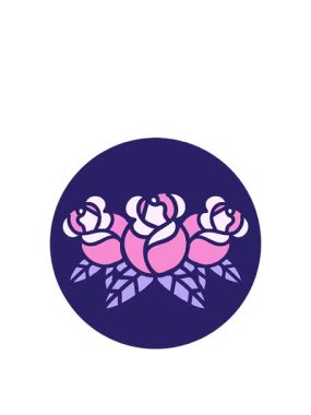 Bir buket çiçeğin hareketli animasyonu