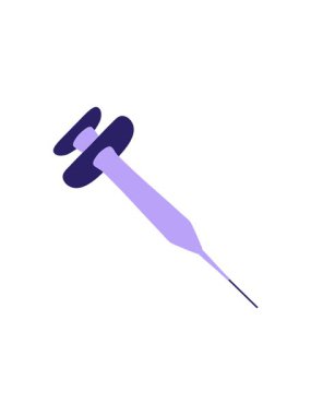 Tıbbi şırınganın hareketli animasyonu