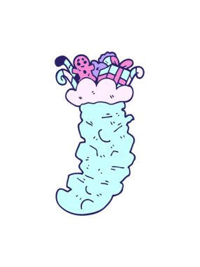 Oyuncak dolu karikatür karalamalarının hareketli animasyonları.