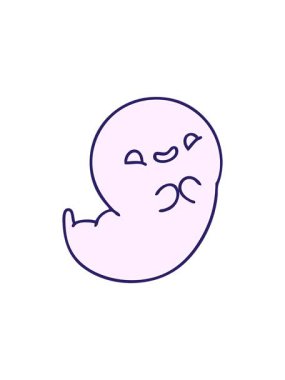 Mutlu bir cadılar bayramı hayaletinin çizgi filminin canlandırması.