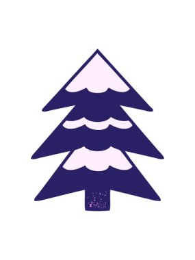 Karla kaplı bir ağacın eski grunge dokusunun titreşimli animasyonu