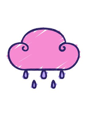 Bulut Tebeşiri Resim Çiziminin canlandırmasını çalıştır