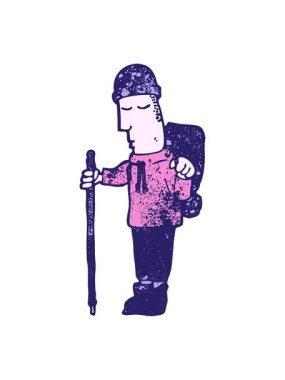 Çizgi film kampçısı animasyonunun efekt efekti