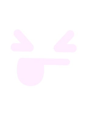 vibrating motion animation of frustrated face icon