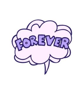 Çizgi film sözcüğünün yükselişi ve yüzüşü çizgi roman tarzında sonsuza dek konuşma baloncuğuyla