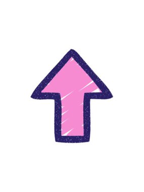 Oklu Tebeşir çizgi filminin hareketli animasyonu