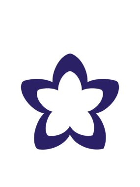 Geleneksel Japon çiçeklerinin yanıp sönen radyal çizgileri.