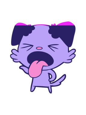 İğrenmiş bir köpeğin animasyonunu çalıştır.