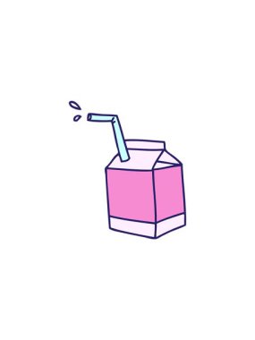 sales flash animation of cartoon hand drawn quirky carton of milk
