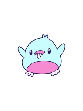 sales flash animation of cute cartoon of christmas penguin