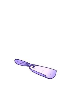 Karikatür kömür küreğinin hareketli animasyonu