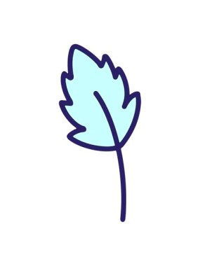 Basit yaprak çizgi filminin pixelize etkisi